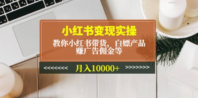 小红书变现实操：教你小红书带货，白嫖产品，赚广告佣金等-互创学社