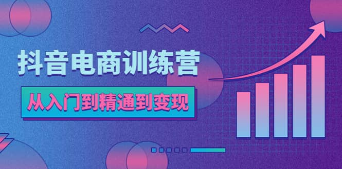 抖音电商训练营：从入门到精通，从账号定位到流量变现，抖店运营实操-互创学社