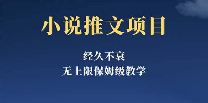 经久不衰的小说推文项目，单号月5-8k，保姆级教程，纯小白都能操作-互创学社