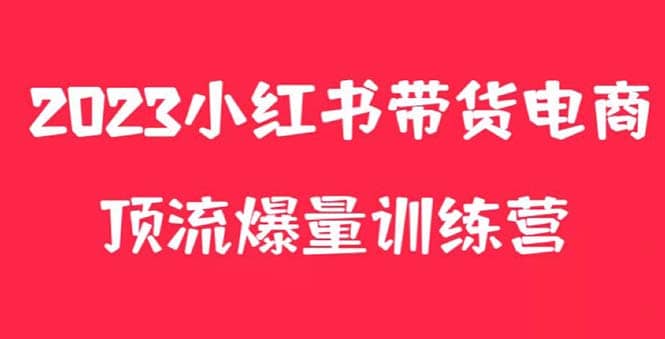 小红书电商爆量训练营，月入3W+！可复制的独家养生花茶系列玩法-互创学社