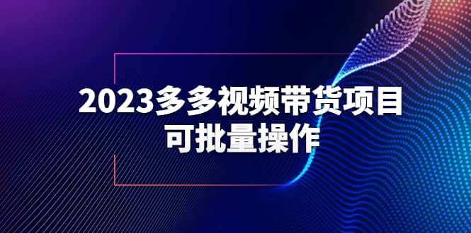 2023多多视频带货项目，可批量操作【保姆级教学】-互创学社