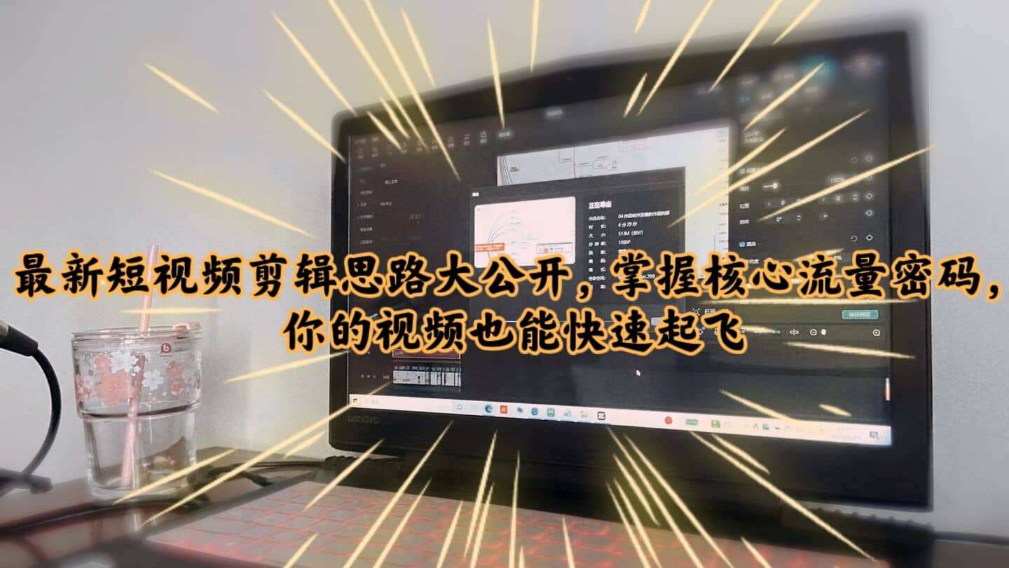 最新短视频剪辑思路大公开，掌握核心流量密码，你的视频也能快速起飞-互创学社