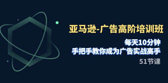 亚马逊-广告高阶培训班，每天10分钟，手把手教你成为广告实战高手（51节）-互创学社