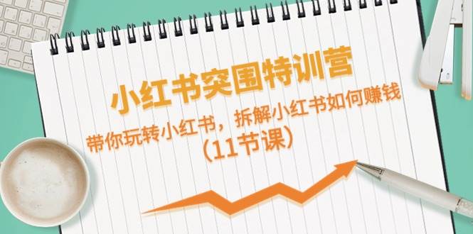 小红书突围特训营，带你玩转小红书，拆解小红书如何赚钱（11节课）-互创学社